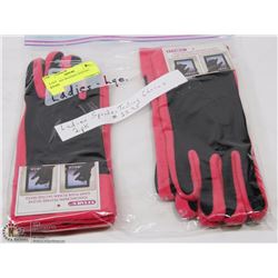 2PK LADIES SPANDEX TEXTING GLOVES