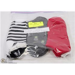 9PK LADIES ANKLE SOCKS