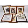 Image 1 : BOX OF FRAMED PICTURES - SOME ARTIST SIGNED