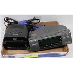 LOT OF SONY DREAM MACHINE AND ALARM RADIO