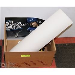 SPORTS MEMORABILIA LOT INCL CIBC BLUE JAYS LARGE