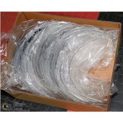 BOX OF 16 CLEAR FACE SHIELD VISORS