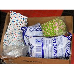 BOX OF ASSORTED WORK AND GARDEN GLOVES