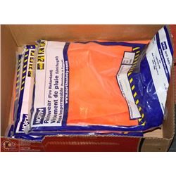 LOT OF 3 FR RAINPANTS SIZE LARGE