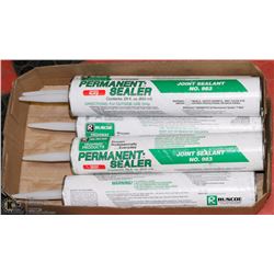 LOT OF 5 LARGE RUSCOE PERMANENT SEALER FOR USE