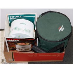 RIVAL 2 1/2 QUART CROCK POT WITH THERMAL CROCK POT