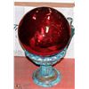Image 1 : RED GARDEN GAZING BALL