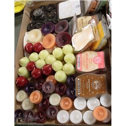 X-LARGE FLAT OF PARTY LIGHT TEALIGHTS MOJITO,