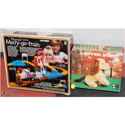 VINTAGE TOYS PLAYRAIL MERRY-GO-TRAIN