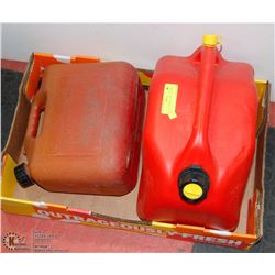 A PAIR OF JERRY CANS – 20L AND 10 L