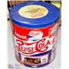 Image 1 : VINTAGE PEPSI COLA TIN CONTAINER