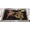 Image 1 : VINTAGE SERVING TRAY WITH BIRD MOTIF