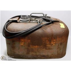 VINTAGE METAL BOAT GASOLINE TANK