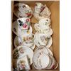 Image 1 : FLAT OF ENGLISH CHINA CUPS AND SAUCERS