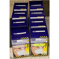 8 BOXES OF 20 DISPOSABLE PARTICULATE RESPIRATOR