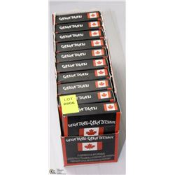 CASE OF 10 PACKS OF 5 ATOMIZED CARTRIDGES CANADIAN