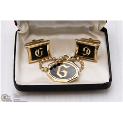 VINTAGE MEN'S CUFFLINKS IN ORIGINAL BOX