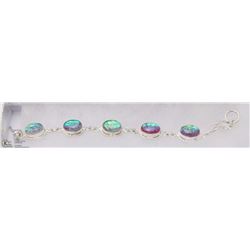 #49- AUSTRALIA TRIPLE OPAL GEMSTONE BRACELET