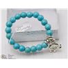 Image 1 : #2-BLUE TURQUOISE BRACELET