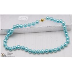 #32-SEA SHELL PEARL 10MM NECKLACE 17"