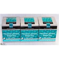 3 BOXES OF DILMAH TEA: FRAGRANT JASMINE GREEN TEA