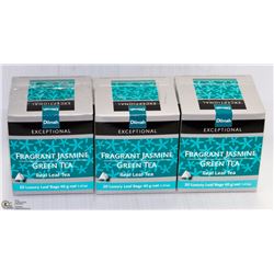 3 BOXES OF DILMAH TEA: FRAGRANT JASMINE GREEN TEA