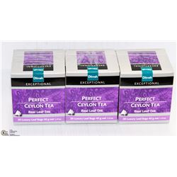 3 BOXES OF DILMAH TEA: PERFECT CEYLON TEA