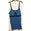 Image 1 : STRIPPED LADIES TANK DRESS W/BRA ELASTIC - SIZE 3X