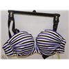 Image 1 : LADIES STRIPPED SWIMWEAR TOP SIZE XL  (MSRP $60)