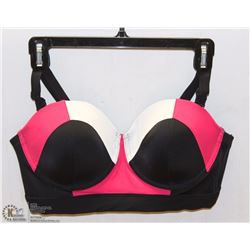 LADIES BLACK &  PINK SWIMWEAR TOP SIZE X