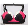 Image 1 : LADIES BLACK &  PINK SWIMWEAR TOP SIZE X