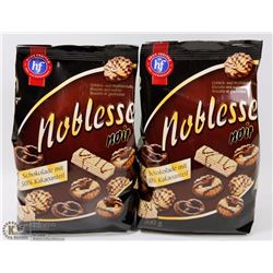 TWO 300G BAGS OF NOBLESSE GERMAN COOKIES