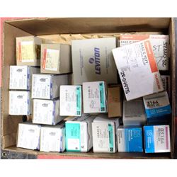 BOX OF MISC ELECTRICAL PARTS