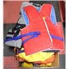 Image 1 : LOT OF 6 ASSORTED LIFE JACKETS INCL YOUTH