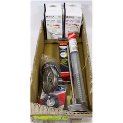 SMALL FLAT OF TEMP. AND PRESSURE GAUGES, LABELS