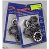 Image 1 : PAIR OF 5PC HEX DIE RETHREADING SETS