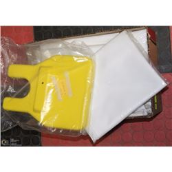 19- 36X78 WHITE SYNTHETIC DROP CLOTHS