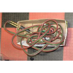 VICTOR CUTTING ATTACHMENT WITH HOSE & REGULATORS