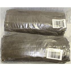 2 BUNDLES OF BROWN MULTIPURPOSE GLOVES