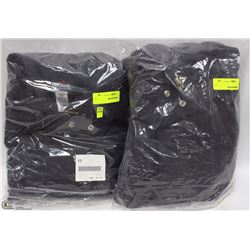 2 PAIRS OF XL BULWARK FLAME RESISTANT OVERALLS