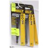 Image 1 : LOT OF 3 DEWALT IMPACT READY ROBERTSON DRIVE BITS