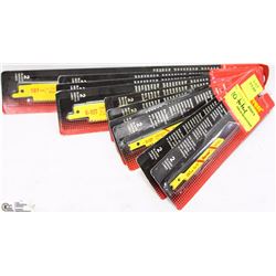 10 PACKS OF JIGSAW AND RECIP. SAW BLADES