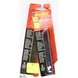 2 PACKS OF 2 CARBIDE GRIT SAW BLADES