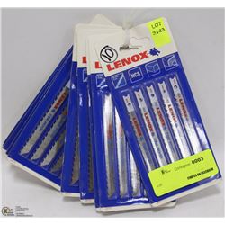 LOT OF 10 LENOX JIGSAW BLADES