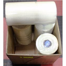 4 ROLLS OF FIBERGLASS MESH