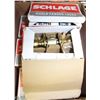 Image 1 : BOX OF NEW SCHLAGE INTERIOR PASSAGE LOCKSETS
