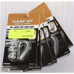 6 LEHIGH CLAMP SETS