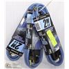 Image 1 : LOT OF THREE 6' -6" BLOCK HEATER EXTENSION CORDS