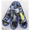 Image 1 : LOT OF THREE 6' -6" BLOCK HEATER EXTENSION CORDS