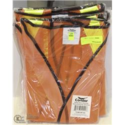9 CONDOR SAFETY VESTS ALL OVERSIZED